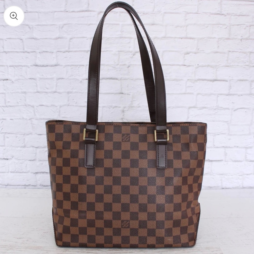 Rare! Special Order LV Cabas Piano in Damier Ebene